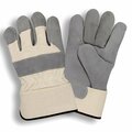 Cordova Shoulder and Side-Split Cowhide Leather Palms, Single-Chrome Tuf-Cor, S, 12PK 7500S